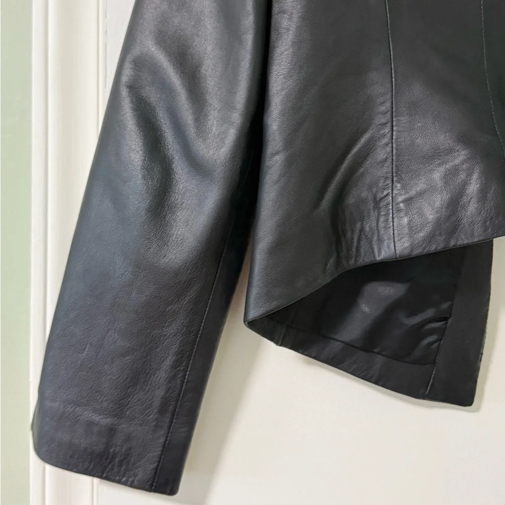 Joe’s Collection Lamb Leather Black Jacket Size S - Picture 8 of 15